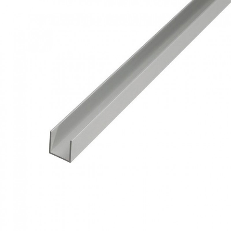 Hliníkový profil U, 15x10x1,5mm, 100cm, stříbr...