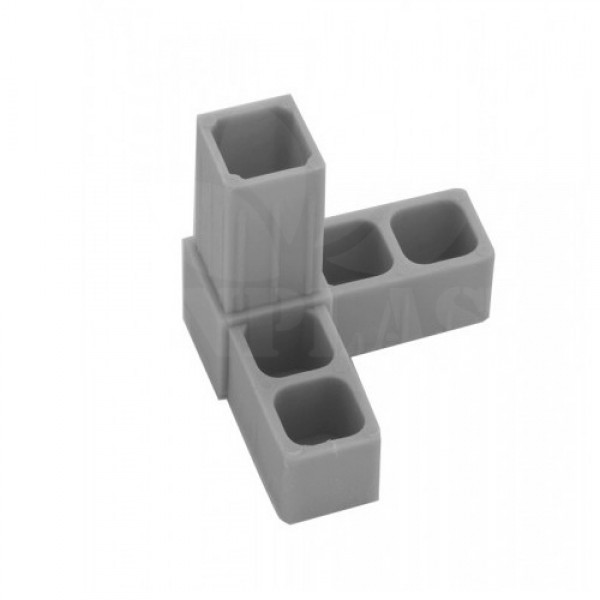 Spojka profilů AH s pravoúhlým vývodem 3D, pla...