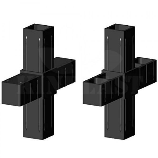 Spojka profilů AH s pravoúhlým vývodem 4DT, pl...