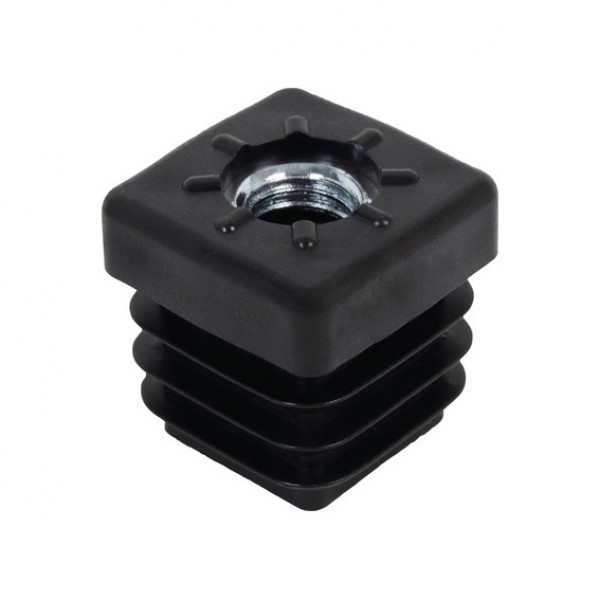 Zátka profilů HB 20x20x1,5mm se závitem M8, pla...