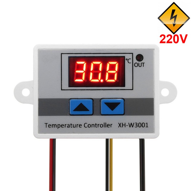 Digitální termostat XH-W3001 s externím senzore...