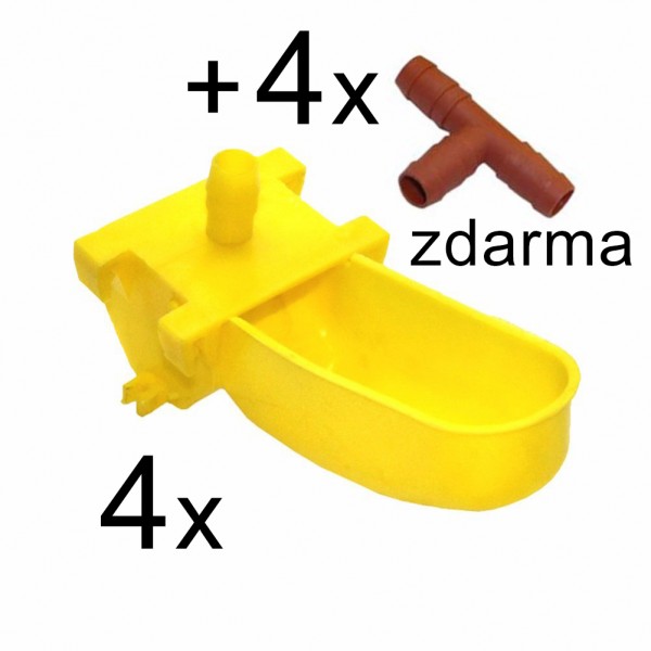 Napáječka automatická před klec 4x, zátěžov...