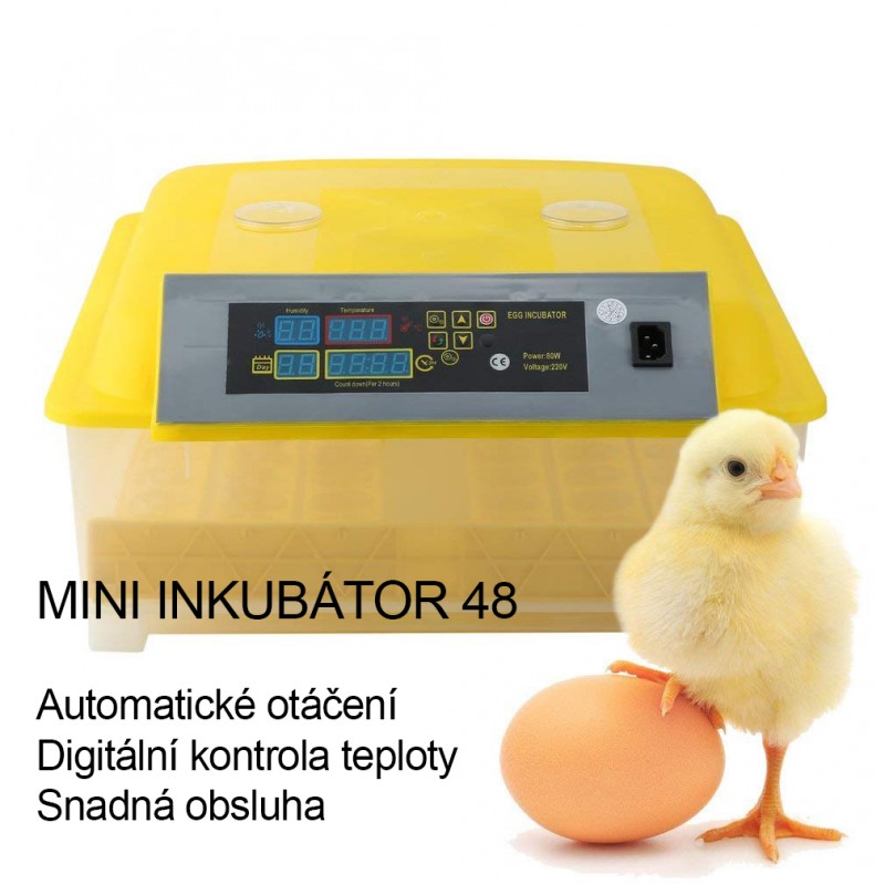 Líheň automatická digitální inkubátor na 48 ...