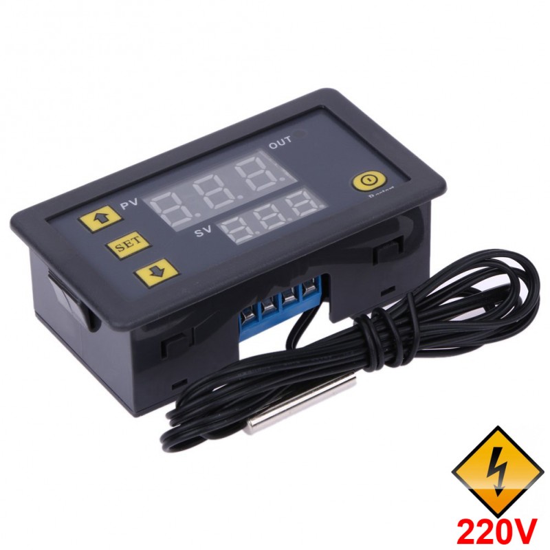 Digitální termostat panelový LCD 220V 20A W3230...