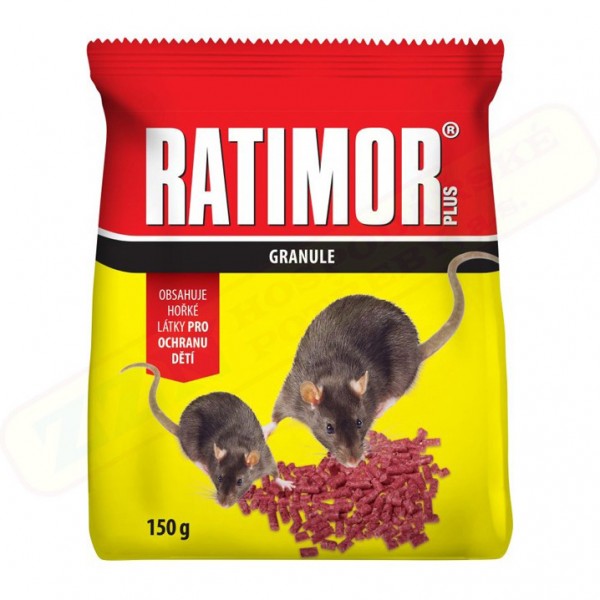 Ratimor 29 PPM 150 g, granule, požerový jed na m...